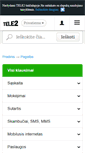 Mobile Screenshot of pagalba.tele2.lt