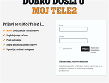 Tablet Screenshot of moj.tele2.hr